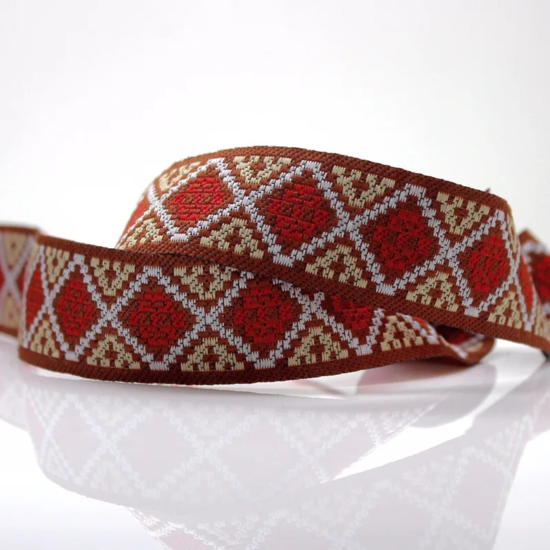 embroidery ethnic jacquard webbing woven tape lace trim ribbon trim 2
