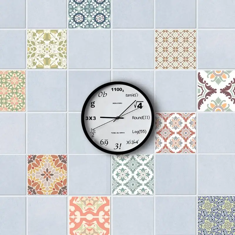 Retro Vintage Tiles Stickers Bathroom Kitchen Washable Waterproof PVC Wall Stickers Home Decor Art Wall Decals Retro Vintage Tiles Stickers Bathroom Kitchen Washable Waterproof PVC Wall Stickers Home Decor Art Wall Decals