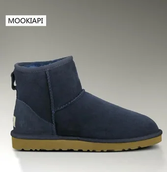 

The Superior quality women's snow boots in Europe in 2019, real sheepskin, 100% natural wool, women shoes 10 colors