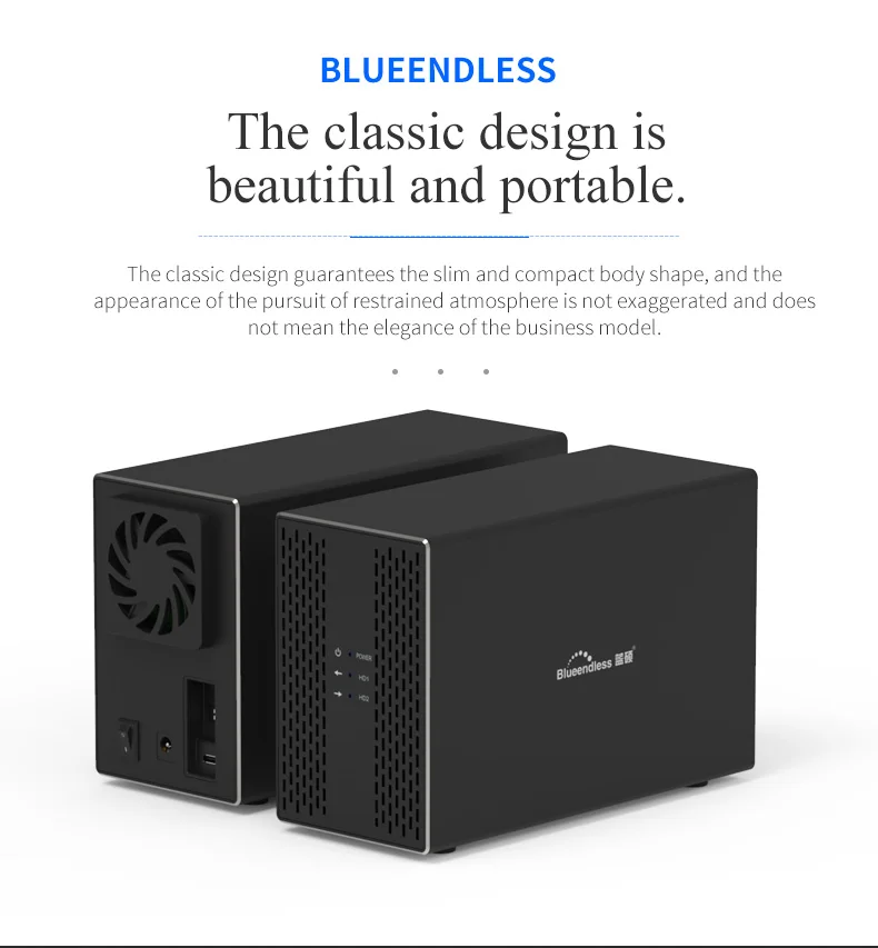 Blueendless алюминиевый инструмент бесплатно 2 отсека 3," SATA для USB 3,0 внешний жесткий диск Поддержка 2x10 ТБ диск