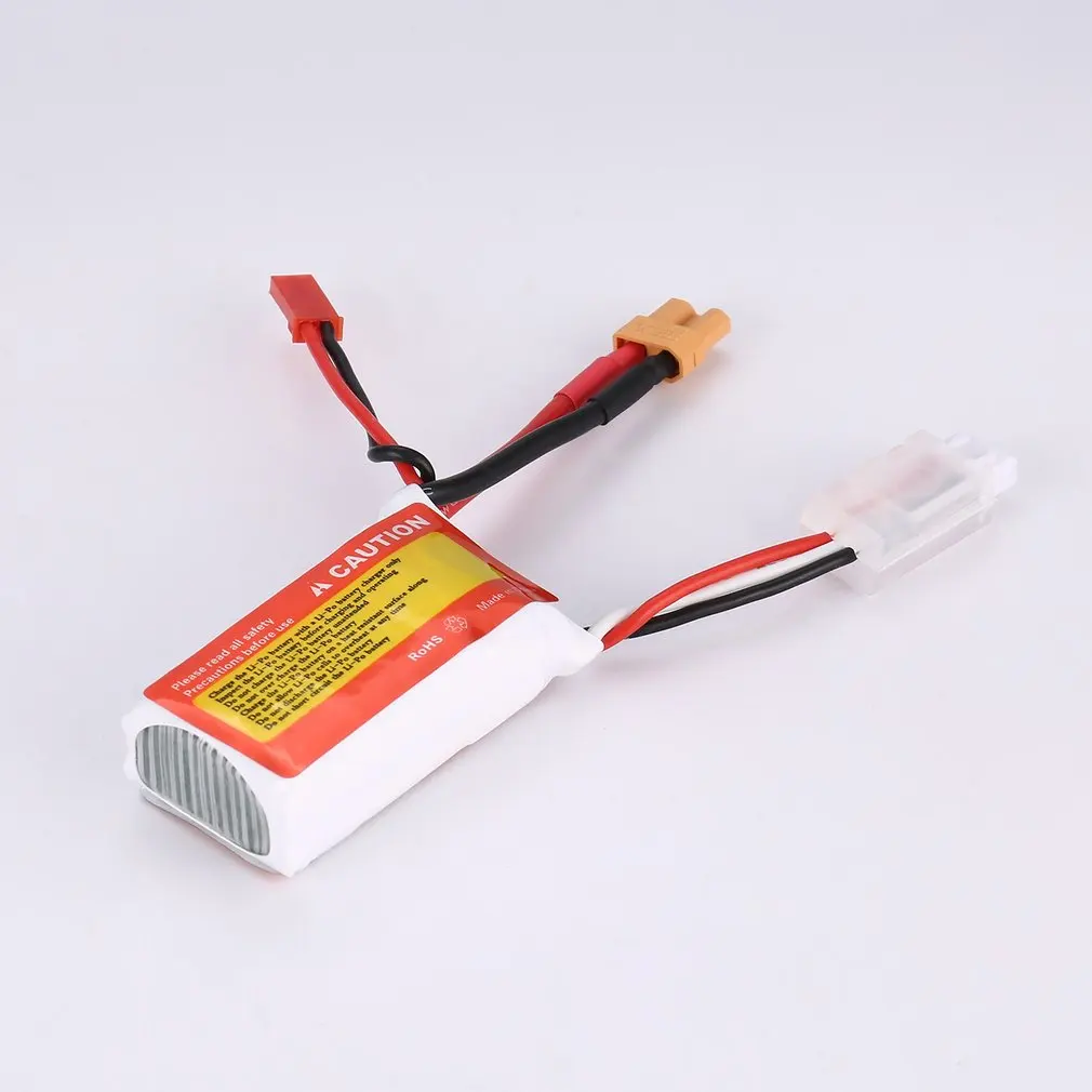 HOT ZOP Power 7.4V 550mAh 70C 3S 1P Lipo Battery JST XT30 Plug Rechargeable for RC Racing Drone Helicopter Car Boat Model