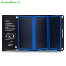 PowerGreen Solar Power Bank 21 Watts Foldable Solar Charger Umbrella Solar Cell Solar Battery Backup Bag