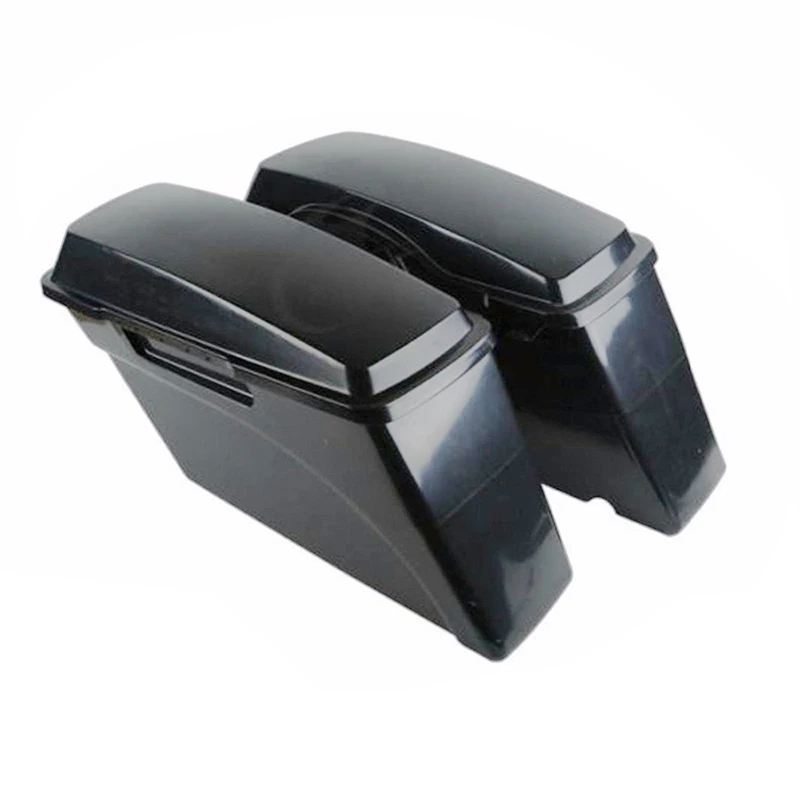 Unpainted Motorcycle Saddle bag Hard Saddlebags Without Lock for Harley Davidson Electra Road Glide CVO Ultra Classic 94-13 (4)