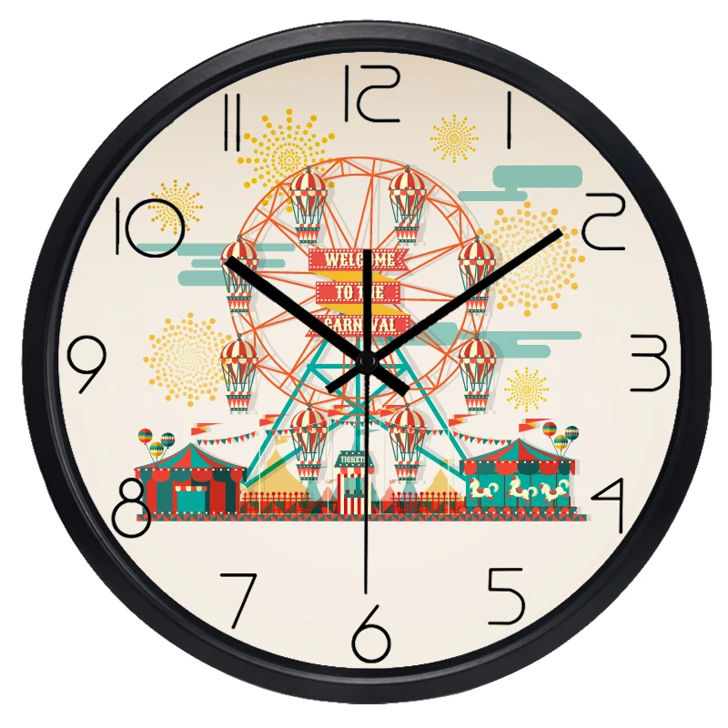 Children's playground Ferris wheel Wall Clock Cute children wall clock