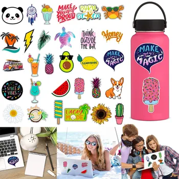 

Water Stickers Bottles Big Cute Waterproof Beautiful Fashion Laptop Travel Bag Aesthetic Trendy Stickers For Teens 30 Patters
