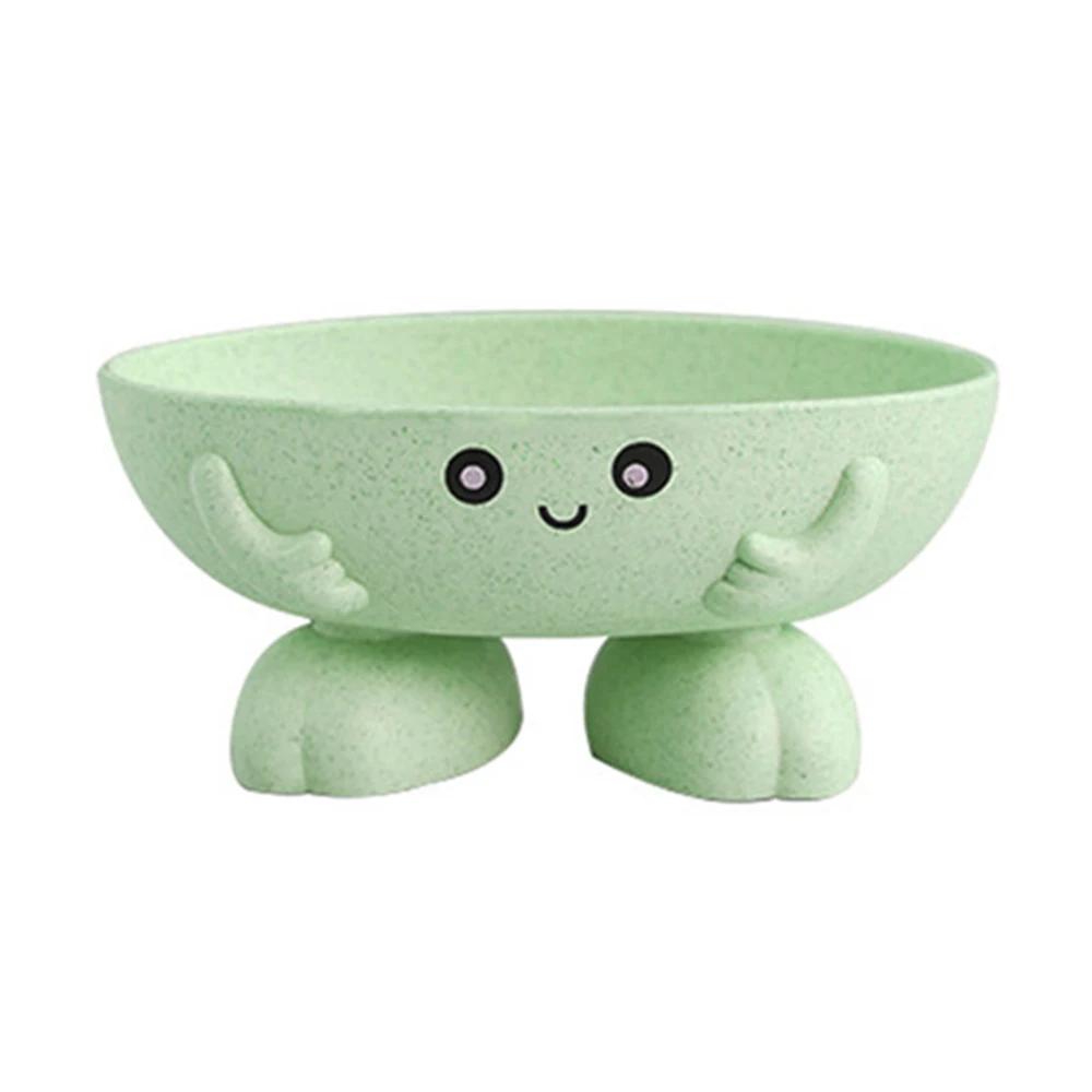 Практичная простая Чистящая мыльница детская игрушка мультфильм мыло коробка с крышкой слив ванная комната конфеты цвета мыло коробка - Цвет: Светло-зеленый