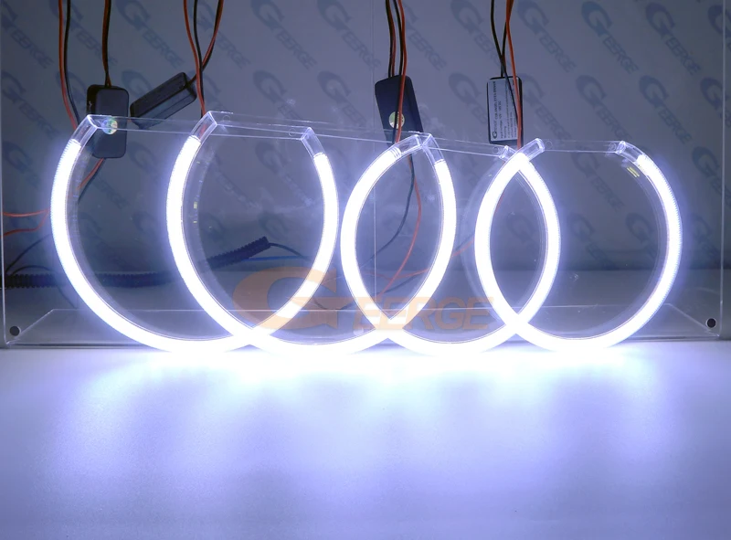  For BMW X5 E53 2004 2005 2006 Excellent Ultra bright illumination COB led angel eyes kit halo rings - 32846642482