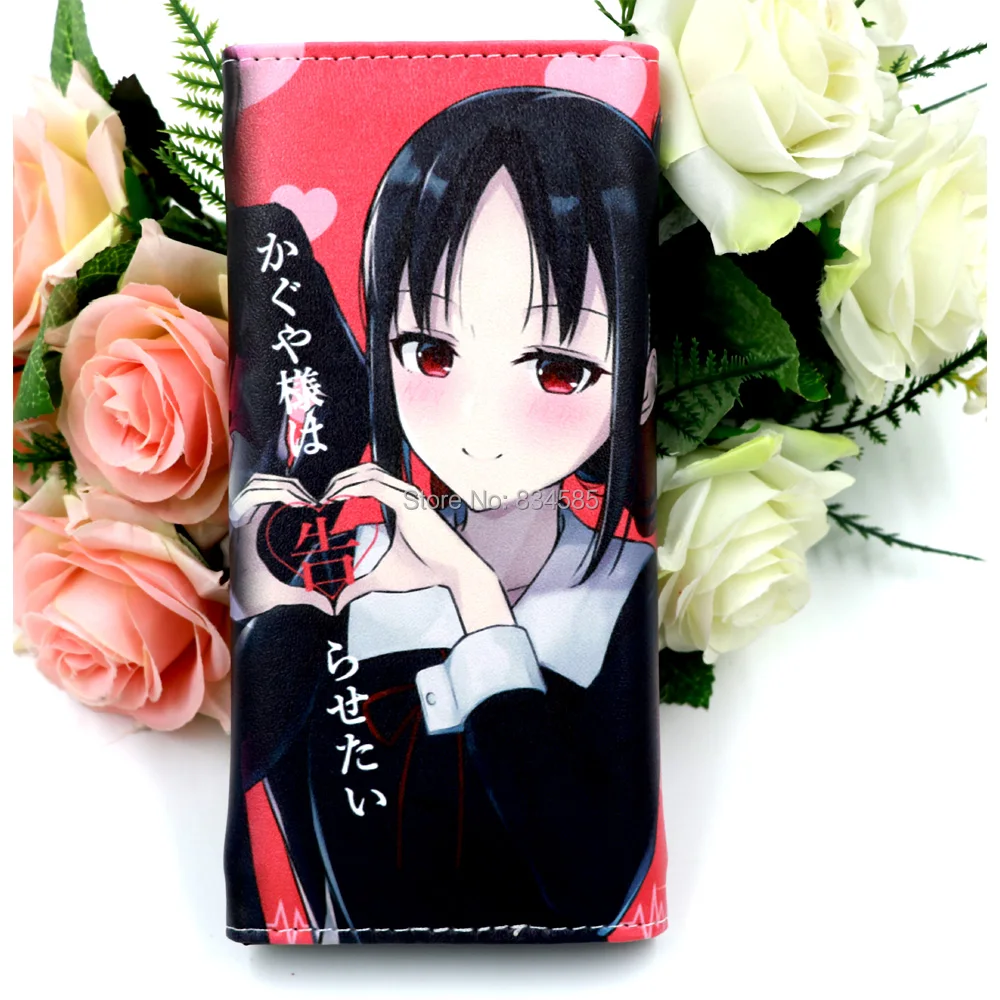 Аниме Kaguya-sama: Love is War Длинный кошелек Shinomiya Kaguya клатч кошелек