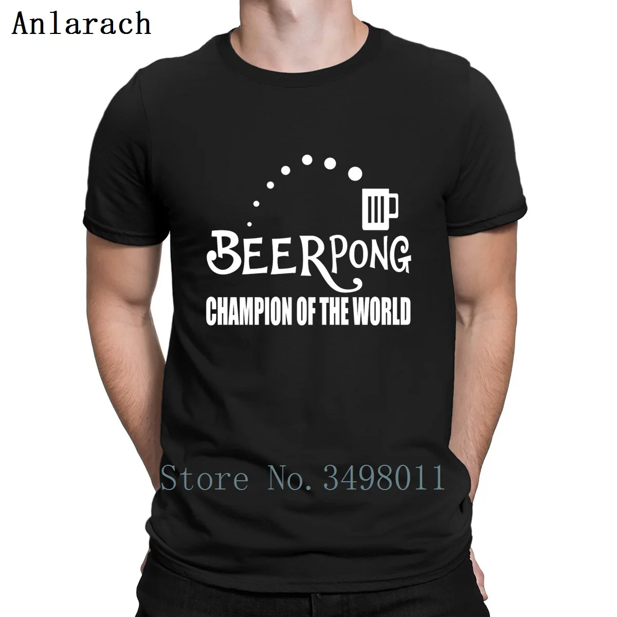 Футболка с принтом Beerpong Wave 100% хлопок большой размер 3xl винтажная свободная