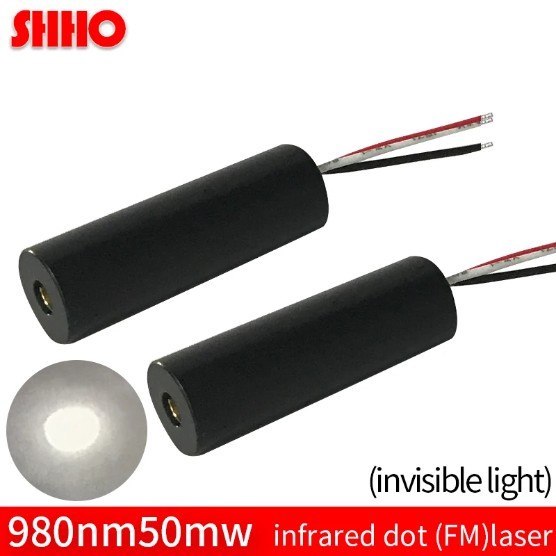 

Frequency modulation 980nm 50mw infrared dot laser module IR point position PWM driver measurement instrument TTL /ACC 0-30KHz