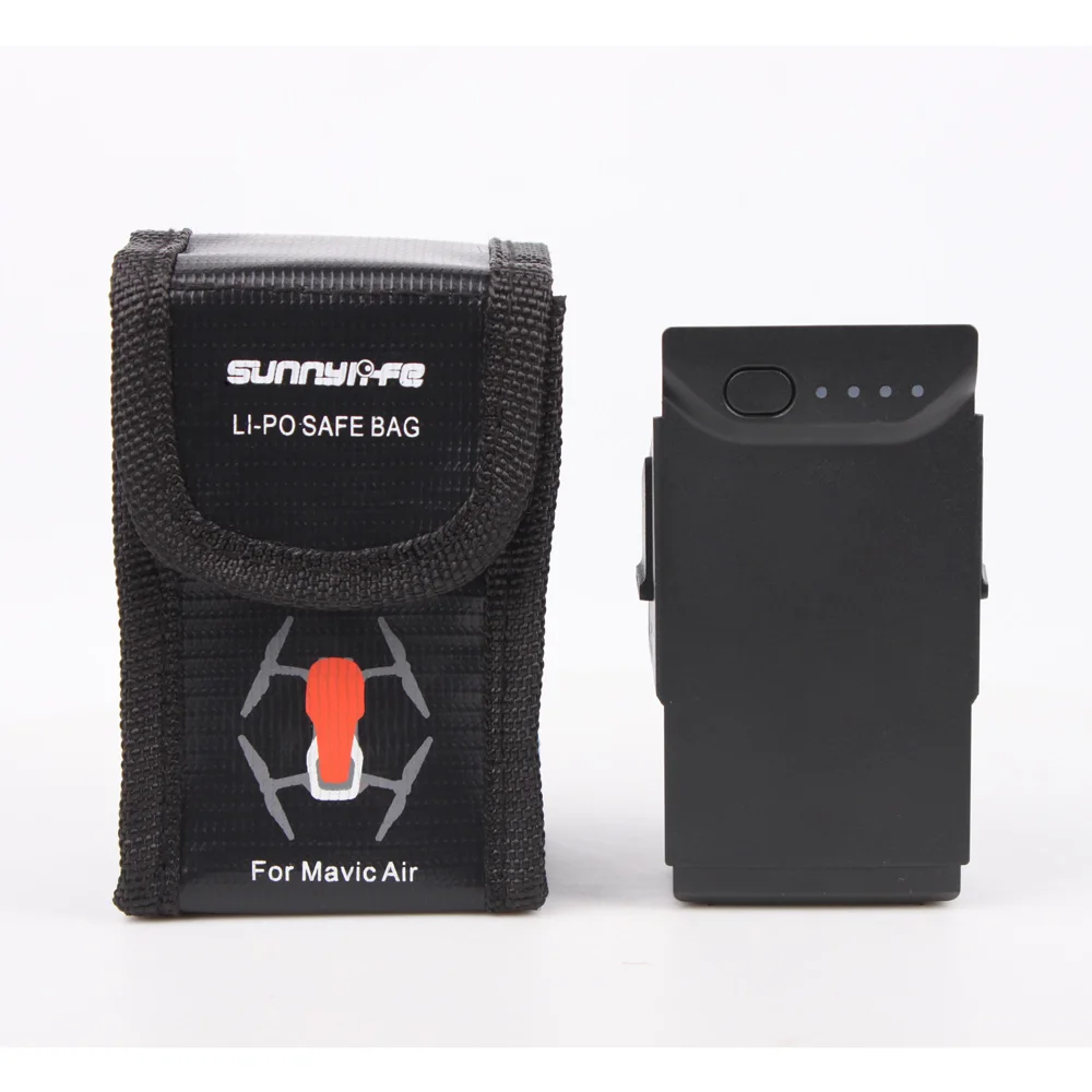 

Sunnylife Battery Protective Storage Bag LiPo Safe Bag Explosion-proof for DJI MAVIC AIR (Contain 1 pc)