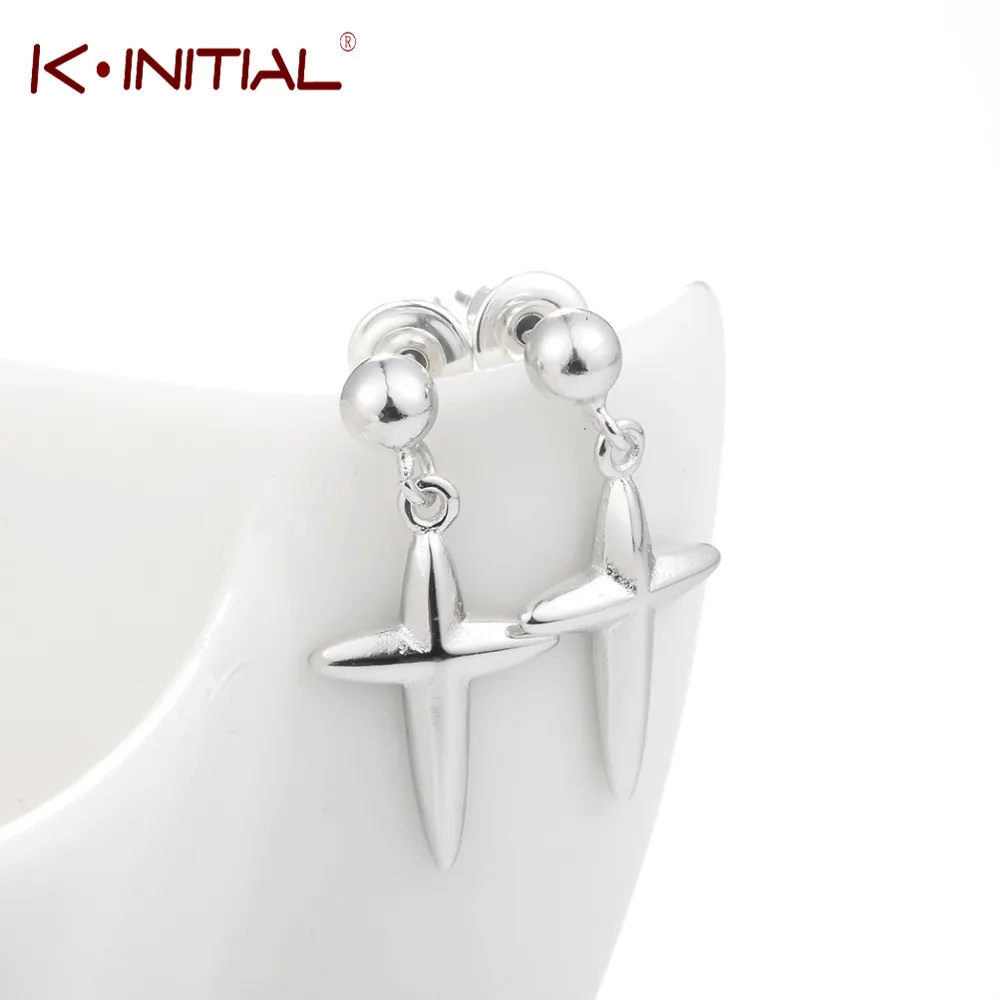 925 Sterling Silver Cross Drop Dangle Earrings For Women Girls Faith Jesus Jewelry Gift