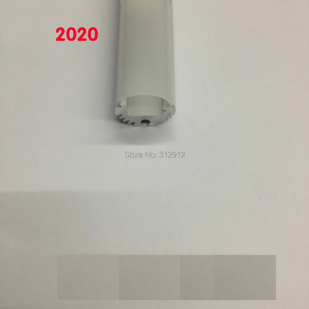 Perfil de Longo Anodizado com Tampa do pc para Flexibe Tiras de Led de Alumínio Prata ou Dura Ra-2020 1 m Cor