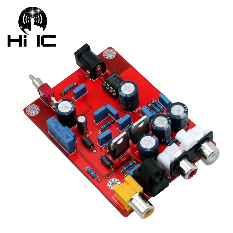 

Stereo HiFi TDA1543+CS8412 DAC Audio Decoder Board HIFI OP AMP Decoding Decode Circuit Module YJ0085-TDA1543 + CS8412 Amplifier