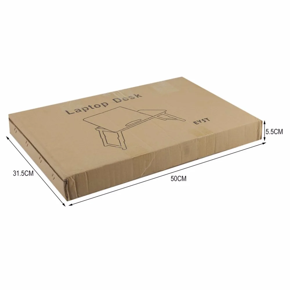 Classical Fashion Portable Adjustable Folding Bamboo Laptop Table Sofa Bed Office Laptop Stand Desk Computer Notebook Bed Table