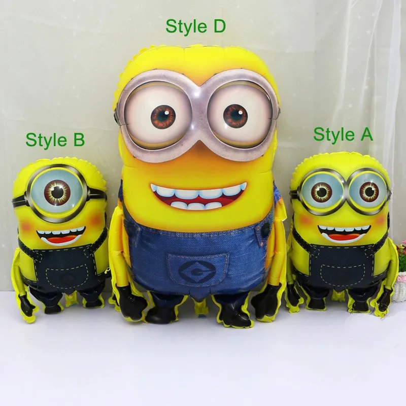 

1pc Despicable Me minions Balloons Big Large Helium Mylar Balloons Kids Christmas Party Decoration Baloes Children Gifts