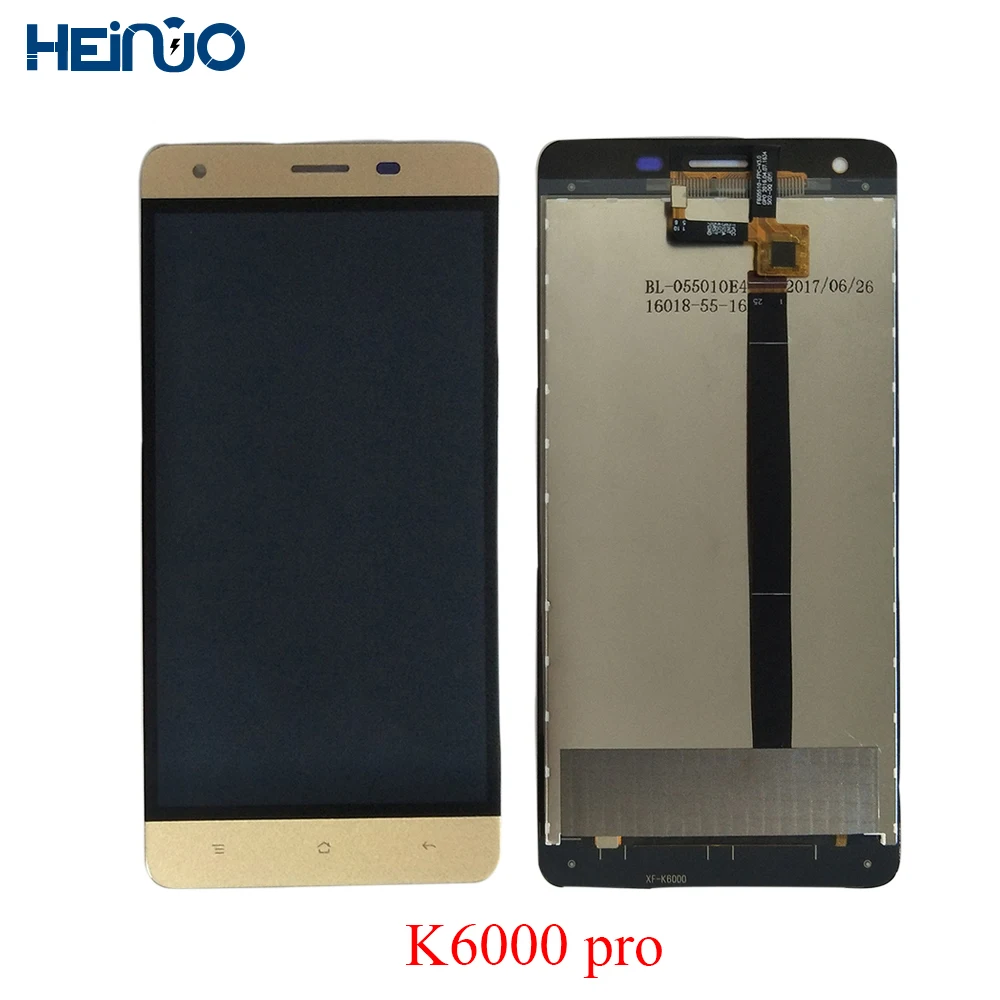 

Original LCD Display For Oukitel K6000 Pro LCD in Mobile phone LCDs Touch Screen Digitizer Assembly+Tools 5.5" LCD Replacement