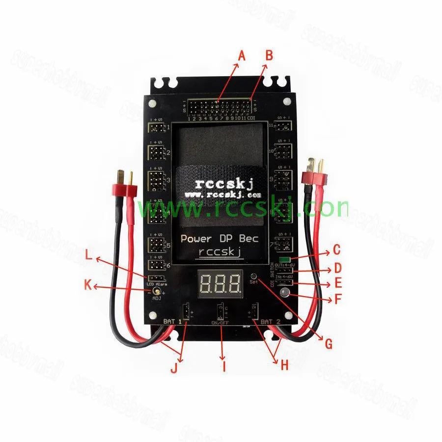 Rccskj e3102 Мощность DP BEC серво раздел доска интегрированный CDI удаленного отрезать для Радиоуправляемая модель самолета