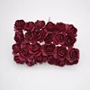 72Pcs/lot 2CM Multicolor Paper Artificial Flowers Mini Rose Flower Head Wedding Bouquet Scrapbooking Party Home Decoration ► Photo 3/6