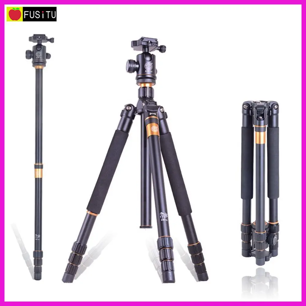 

QZSD Q999 Professinal DSLR Camera Tripod Monopod & Ball Head Portable Compact Travel For DSLR Camera