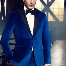 Обычный заказ синий Peak нагрудные официальный смокинг / свадьба костюм для мужчины / смокинг жениха 3 peices / лучший мужчина костюмы( куртка+ брюки+ галстук-бабочка