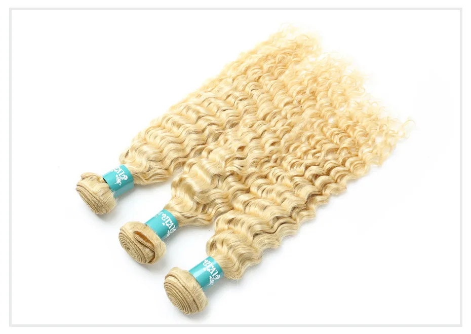613 Blonde Curly Hair Bundles (4)