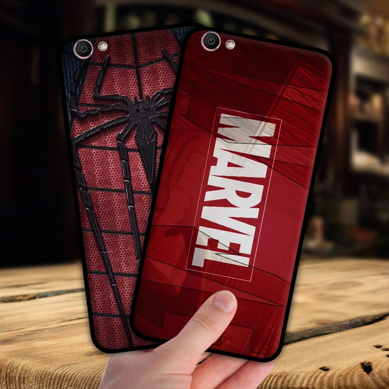 Mosirui для vivo Y67 V5 V5S чехол Marvel hero Deadpool Spiderman Черная пантера Халк силиконовый мягкий