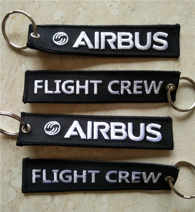Вышитое кольцо для ключей Airbus летная команда | Автомобили и мотоциклы