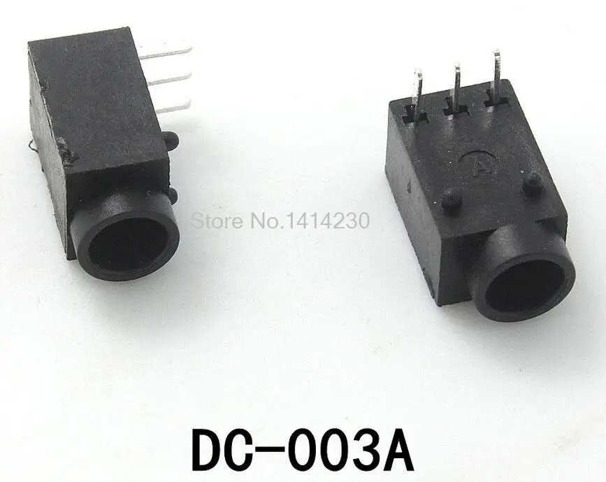 10 шт. DC Мощность выход DC003 DC003A 3 фута 5V 2A DC-003A 3,5*1,3 мм