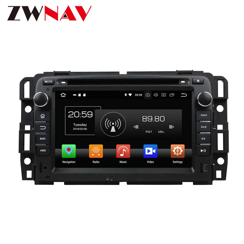 Perfect Android 8 4+32G Car DVD Player GPS navigation For GMC Yukon/Tahoe 2007-2012 head unit multimedia player tape recorder 4