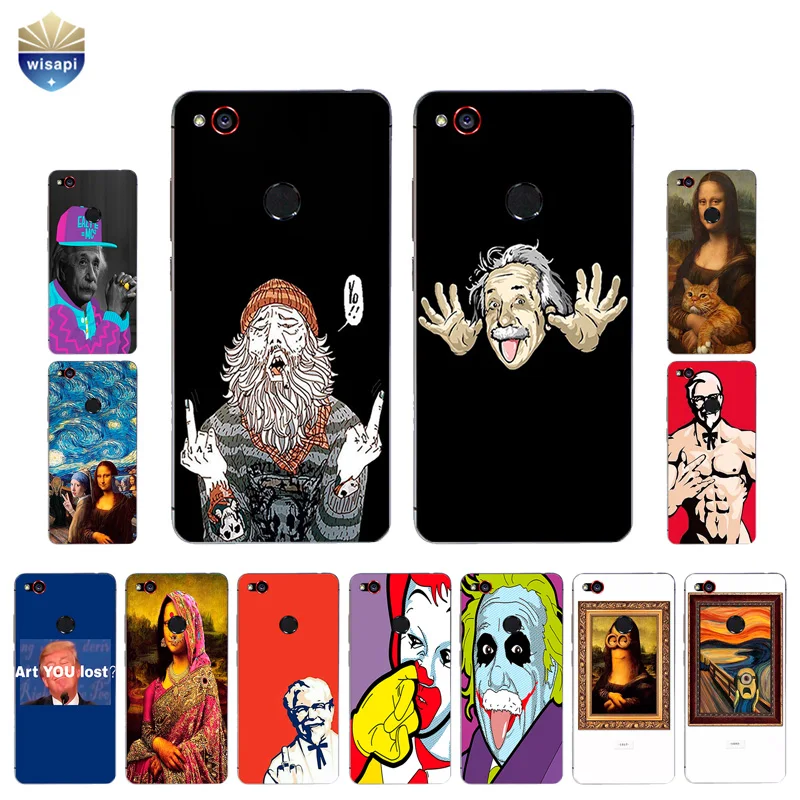 

Phone Case For ZTE Nubia Z9 MAX For Nubia Z11 / Z11 Mini MAX Cover For Nubia Z11 MiniS Shell Soft TPU Funny Stars Design Painted