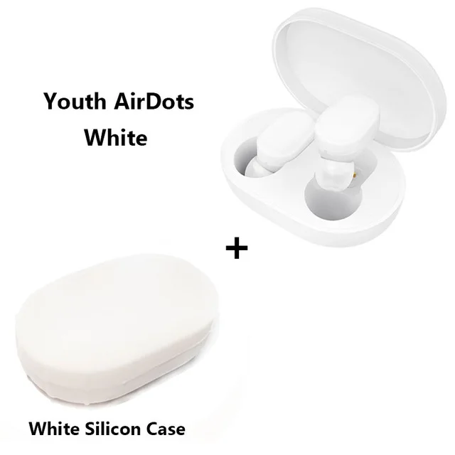 Оригинальные Xiaomi AirDots Bluetooth наушники Молодежная версия стерео мини беспроводная Bluetooth 5,0 гарнитура с микрофоном зарядная коробка - Цвет: Черный