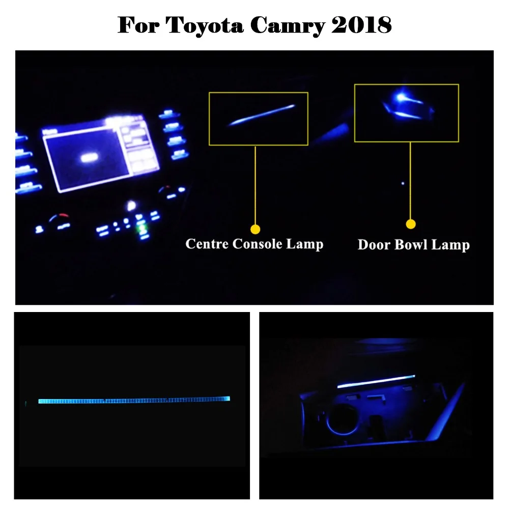 Areyourshop Car LED Special Atmosphere Lamp Decorative Lamp Door Light For Toyota Camry 2018 Car Auto Accessories Lights Parts