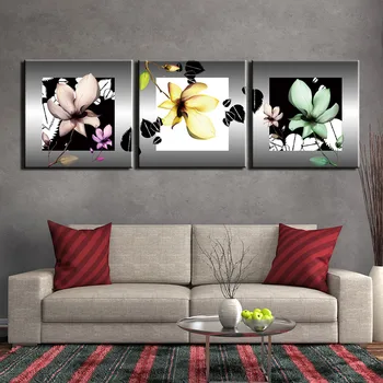 

Modular Wall Painting on Canvas 3 Panels Flowers Pictures For Bedroom Minimalist Wall Art Poster Canvas Wall Picture Home Decor