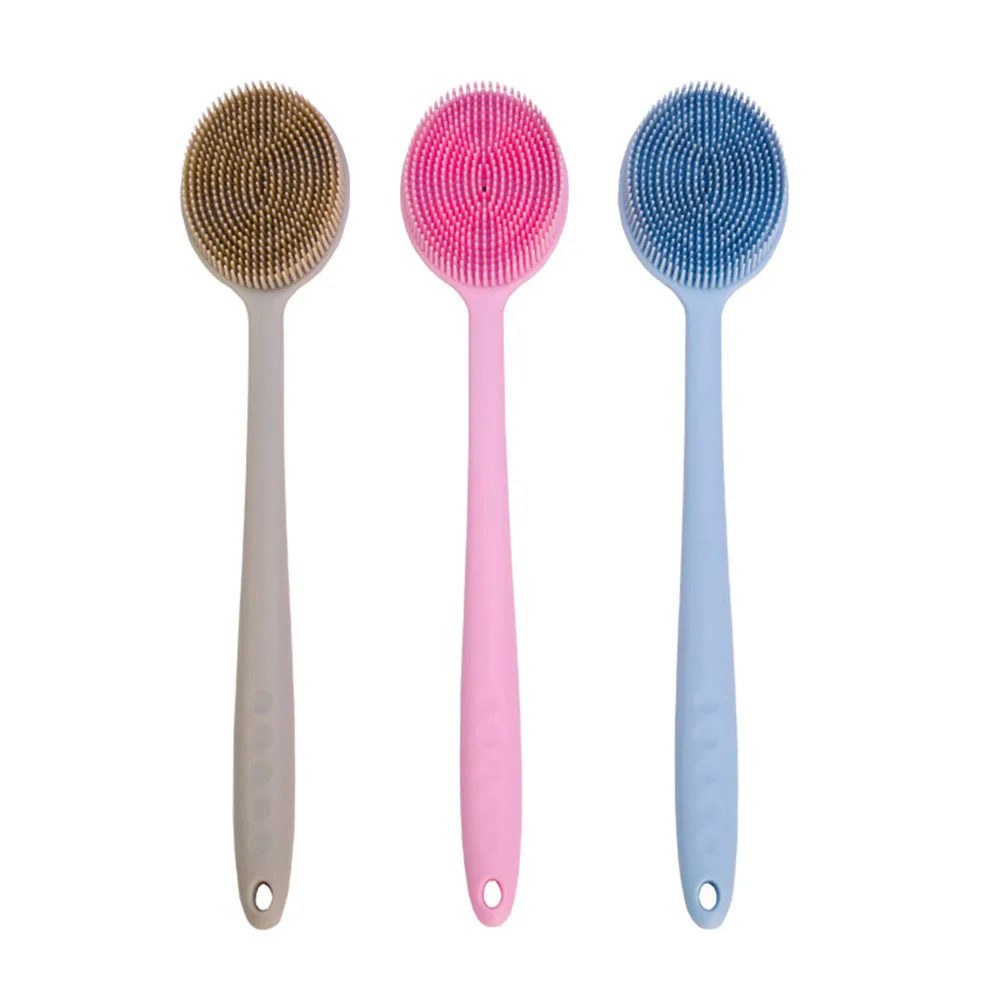 Apprize Long handle Brush Thick and thin bristles Ultra Soft Silicone