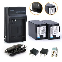 Probty 2 шт. BP-827 BP 827 Батарея машины Зарядное устройство + переходник для Canon HF10 HF11 HF100 HF20 HF200 HF S10 S11 S100 S20 S21 S200