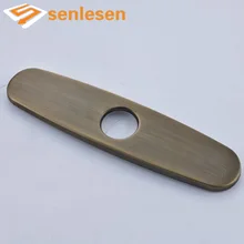 Античная латунь Ванная комната бассейна и Кухня кран отверстие накладка 10 дюйм(ов