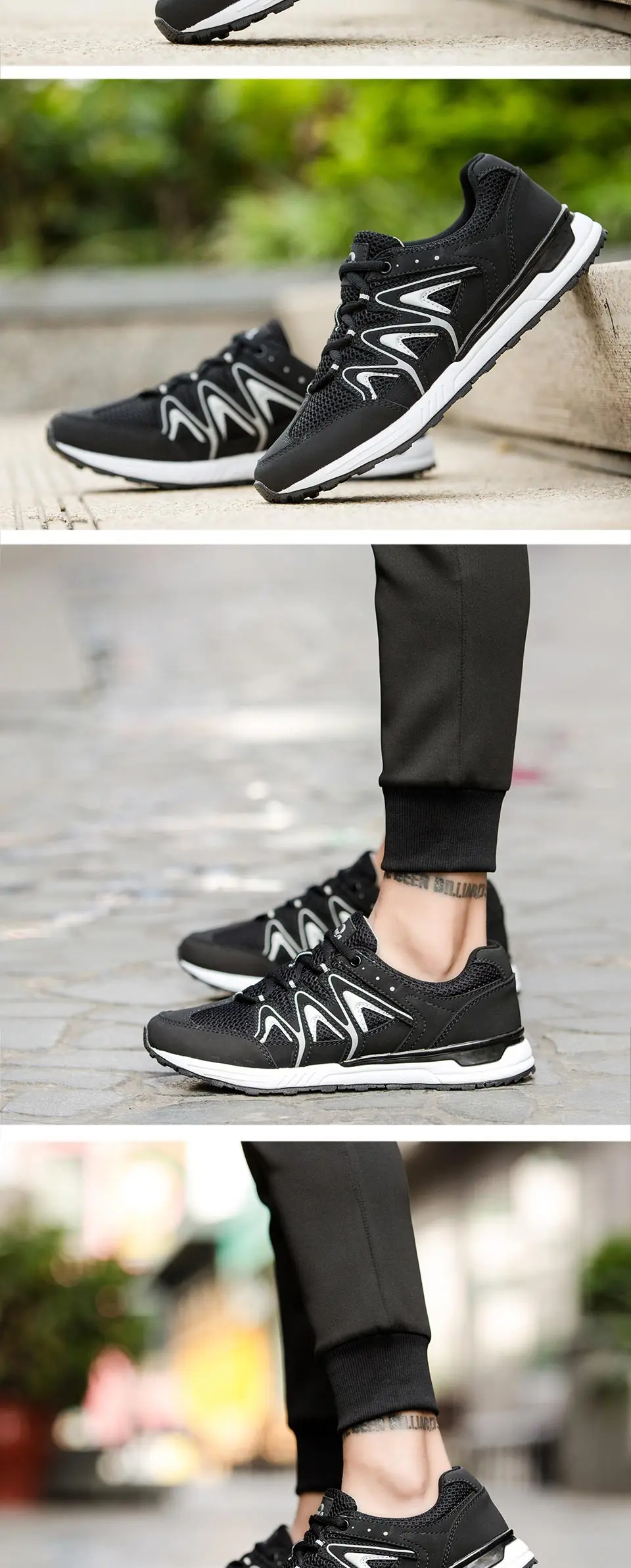 ROYYNA/Новое поступление; классические стильные мужские кроссовки для бега; сетчатая Мужская Спортивная обувь; мужские беговые кроссовки на шнуровке; уличные кроссовки