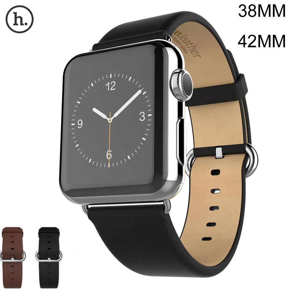 

HOCO Genuine Leather Band For Apple Watch iWatch Series 1 2 3 4 Watch Band 42MM 44MM 38MM 40MM Strap First Layer Cattle Leather