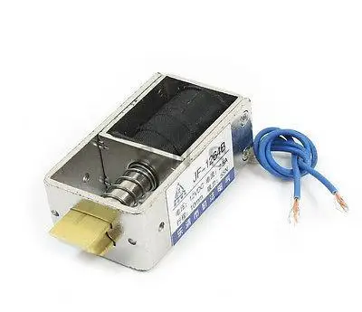 

DC 12V 2.5A Push Pull Type Open Frame Solenoid Electromagnet 10mm 55N 12LB