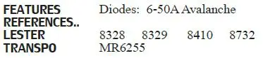 hnrock выпрямитель переменного тока 12900710/MOP3006A