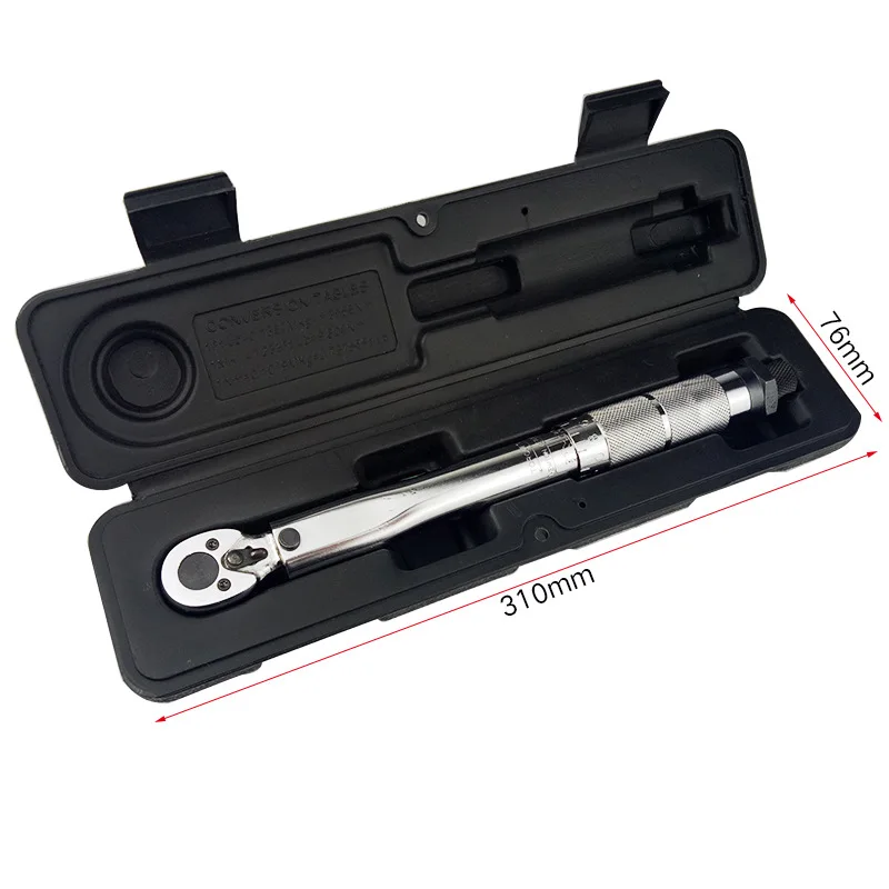 

1Piece Torque Wrench 1/4" Square Drive 5-25 / 19-110N.m Two-way Precise Ratchet Wrench Repair Spanner Key Hand Tools