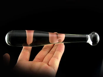 Sex products dildos for women Transparent crystal glass dildo Baseball bat styles glass anal dildo sex toys for women/men gay 4
