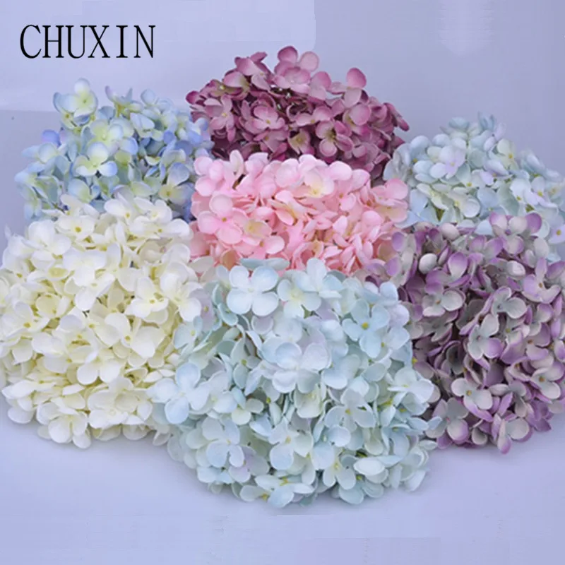 

Simulation Hydrangea Artificial Flower DIY Wedding Wall Decoration Artificial Flower Family Festival Party 11 Fork Hydrangea