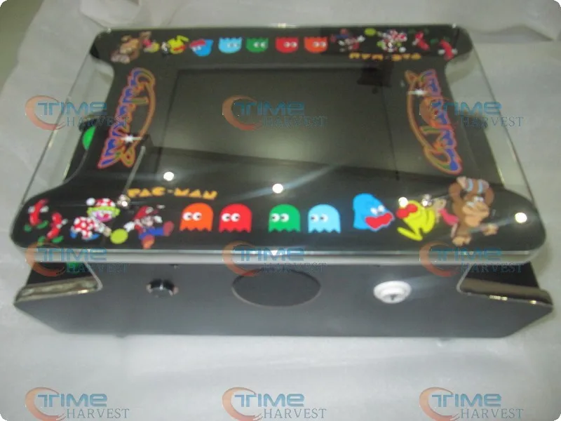 10.4 inch LCD Mini Table Cocktail Arcade Machine With Classical Game 412 In 1PCB/With long shaft joystick and Illuminated button