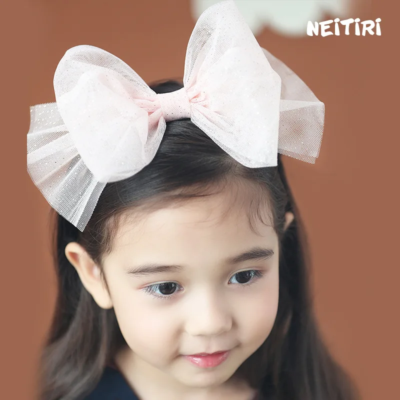 Korea Lace Hair Accessories lovely Big Bow Butterfly Hairband Flower