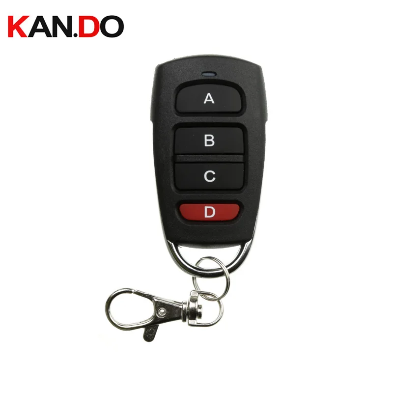 

with battery A B C D Keys 4 CH 4CH Wireless Remote Control RF Transmitter,315/433.92 MHZ/lamp/ window/Garage Door /shutters