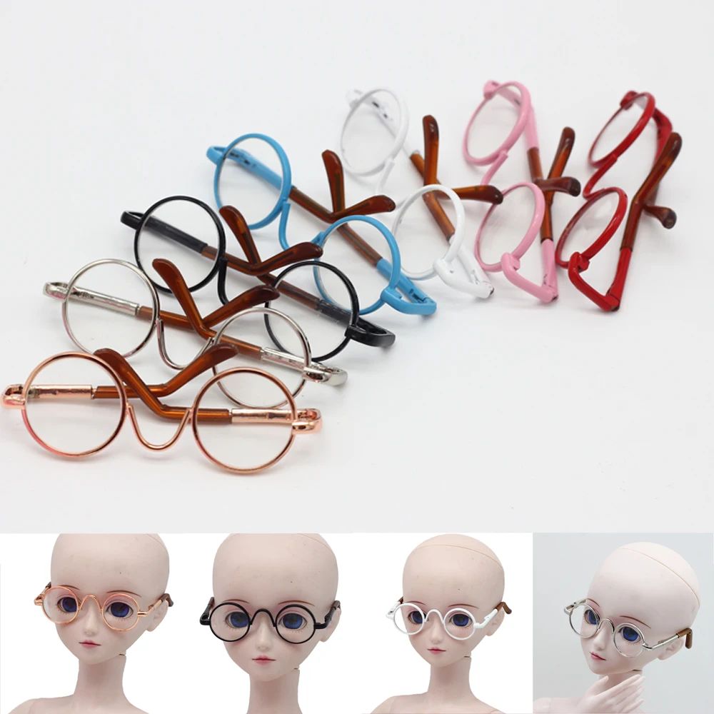 BJD 6,5 см круглые очки 1/3 60 см BJD MSD куклы Солнцезащитные очки