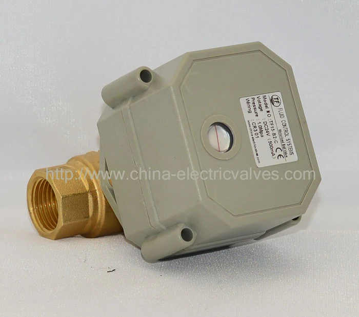Автоматический шаровой клапан TF15-B2-C BSP/NPT 1/2 ''(DN15) моторизованный шаровой клапан 2 ходовой AC/DC9V-24V 3/7 контрольные провода CE утвержден