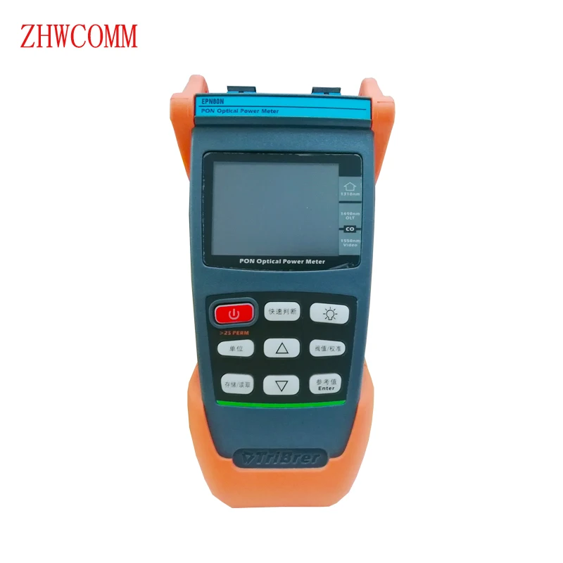 

ZHWCOMM high precision EPN80 PON power meter Optical loss test instrumentation Multifunction Fiber Tools English version